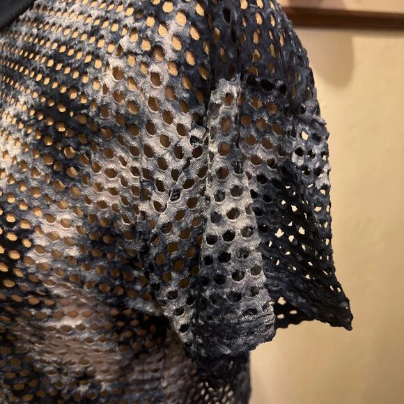 Sans Souci Tie Dye Fishnet Crop Top New Size M - Picture 8 of 11